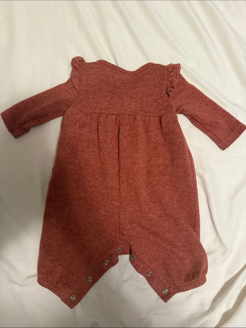 Old Navy Rust Long Sleeve Baby One-Piece Bodysuit